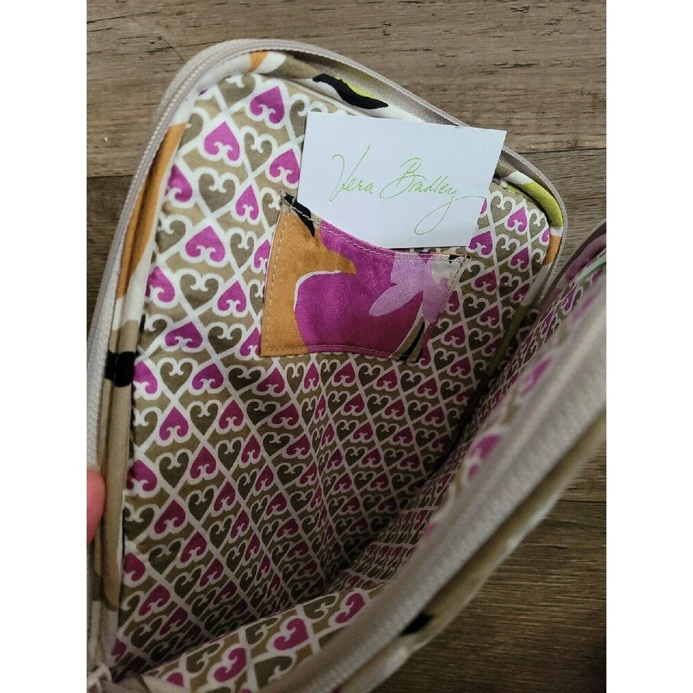 VERA BRADLEY Portobello Road Print Quilted Cotton Tablet Zip Case *EUC*